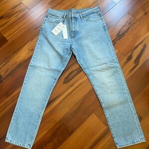 Zara Light Blue Straight Jeans